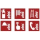 Brandveiligheidspictogram labels