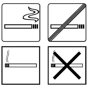 Wel / Niet Roken stickers