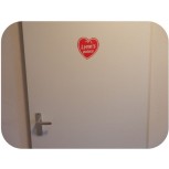 Deursticker 'Hart'